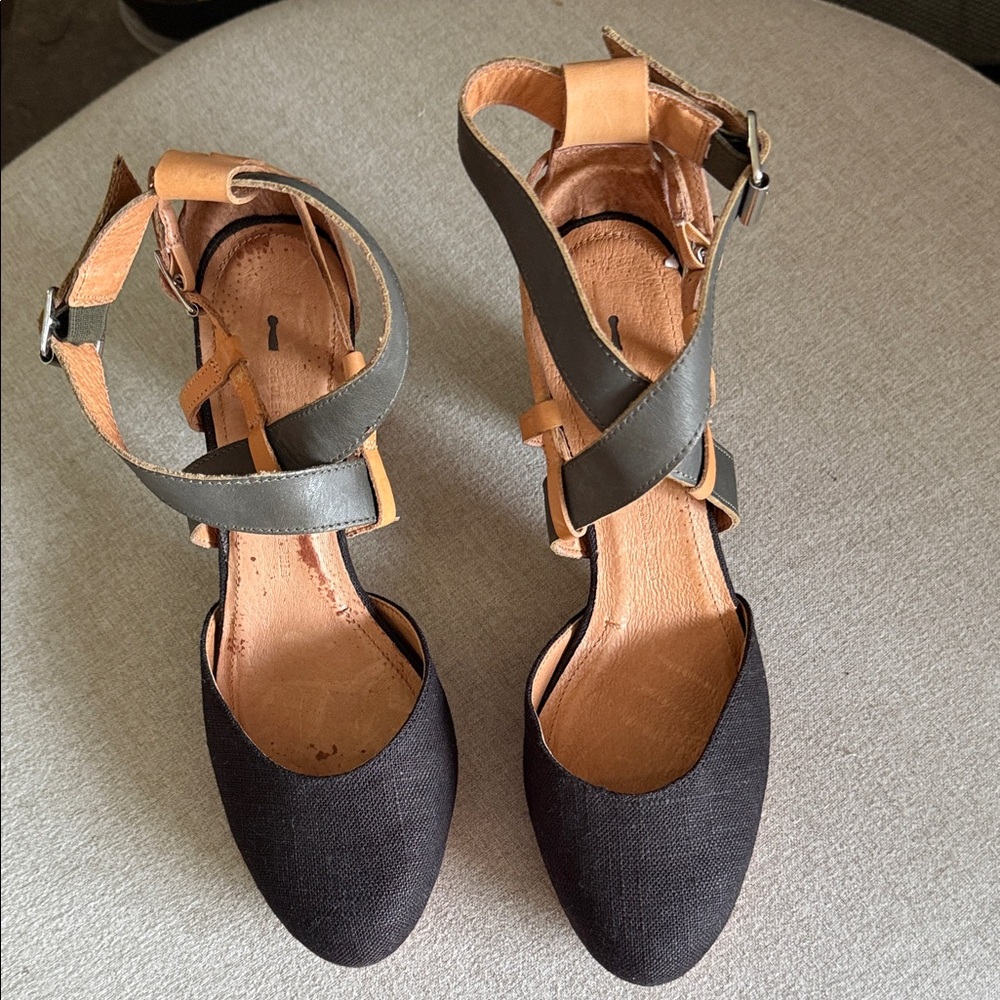Stylish Black, Navy and Tan Women's Shoes - Picture 3 of 16